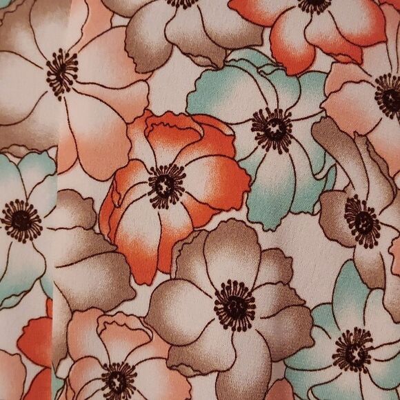 Vintage Candie's Y2K Multicolored Ruched Floral Short Sleeve Mini Dress, Size L - Picture 5 of 8